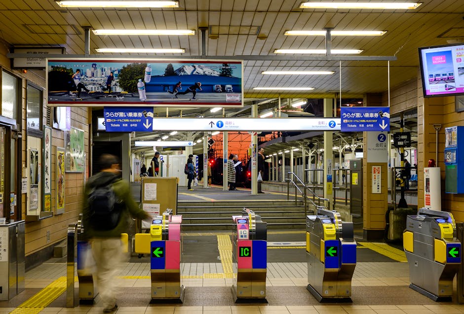 Free stock photo of japan, platform, ticket gate