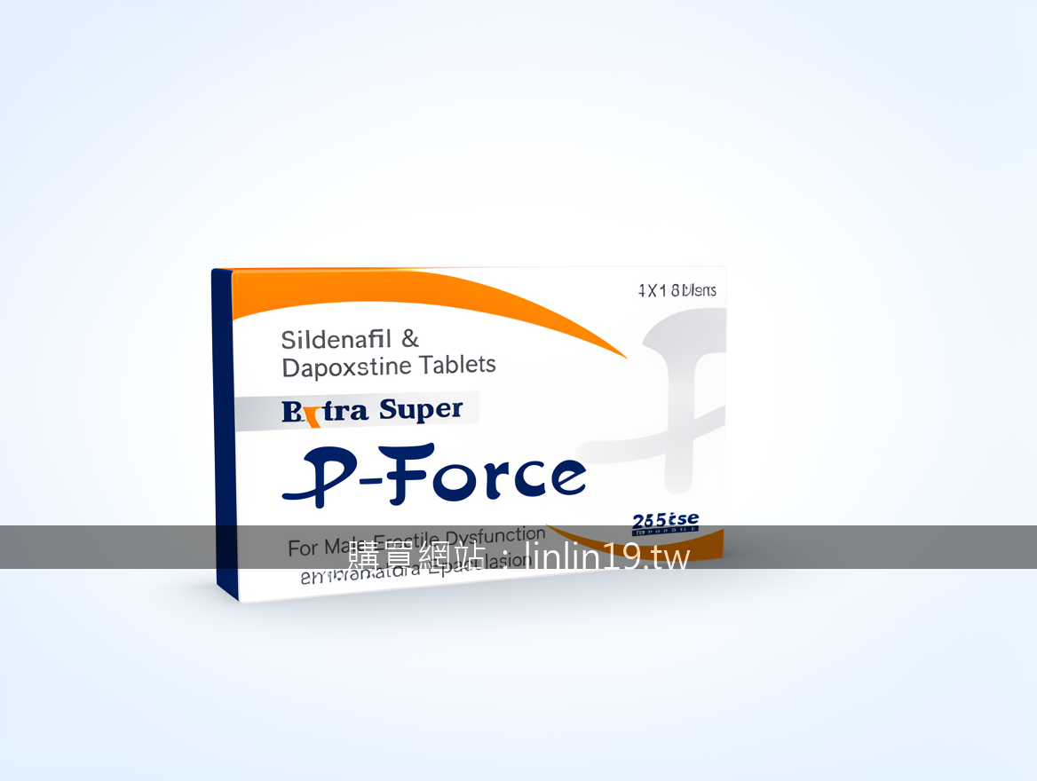 BRIGHT modern advertising photography. Place the P-Force Sildenafil & Dapoxetine