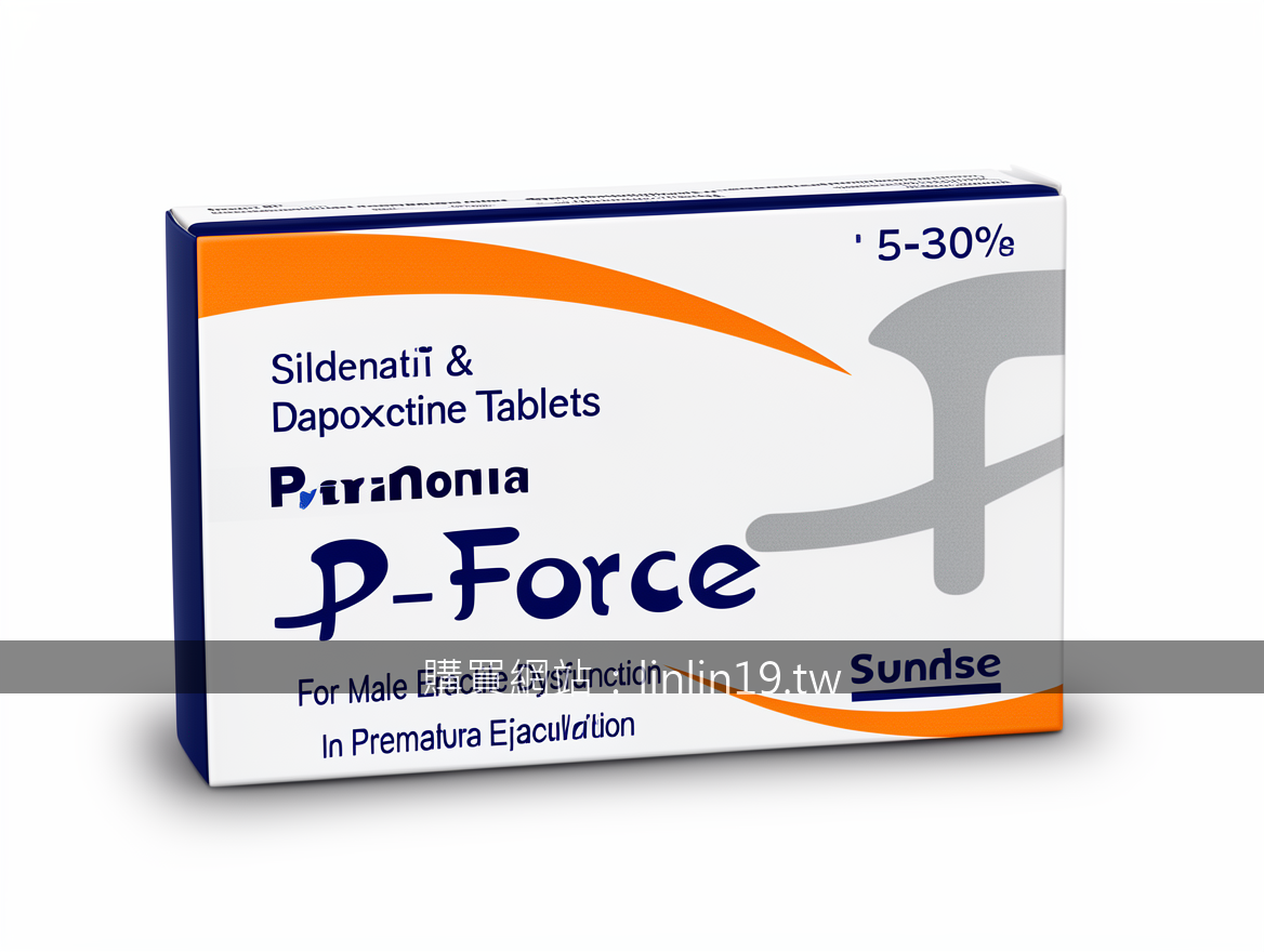 Professional e-commerce product photography. Photograph the P-Force Sildenafil &