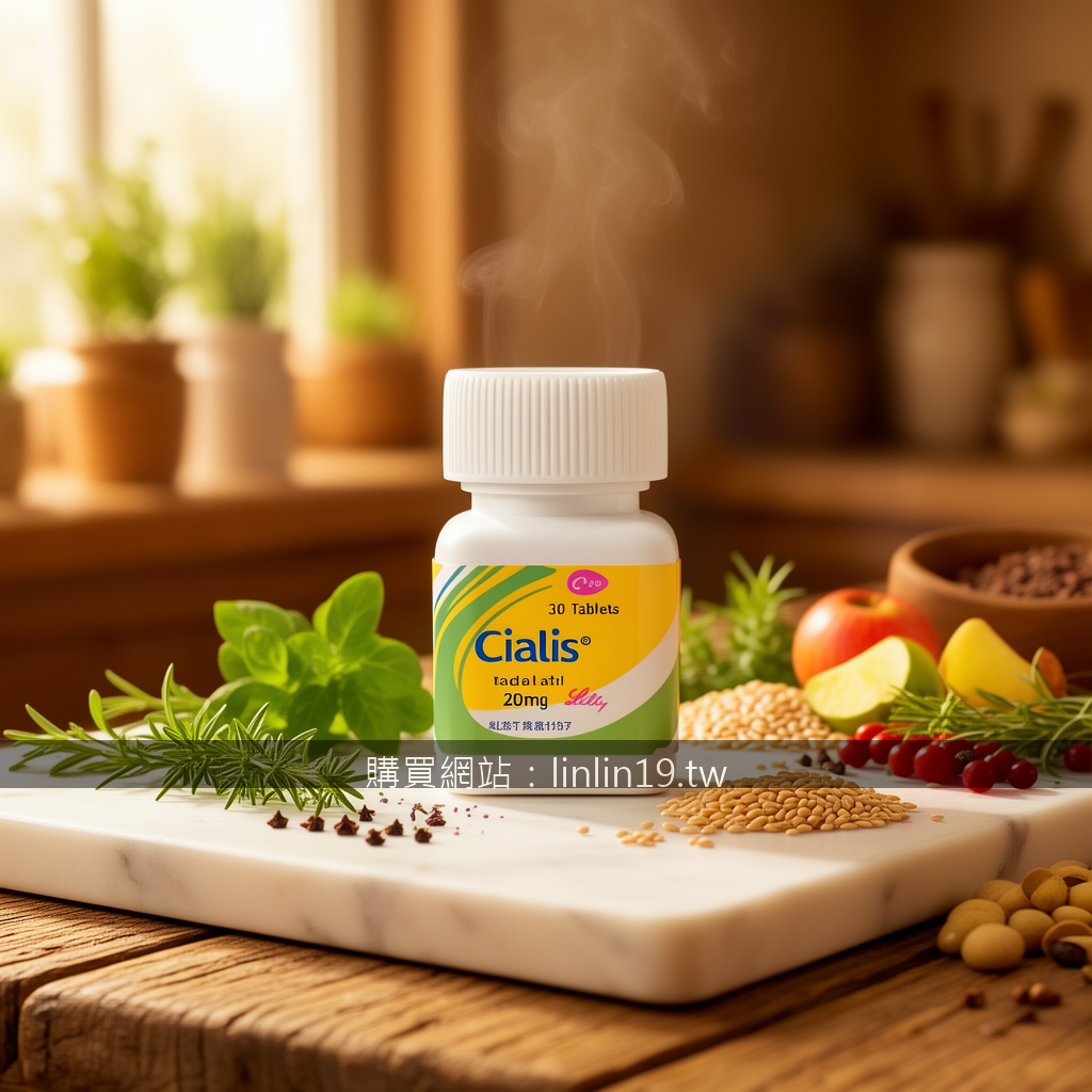 Appetizing food and beverage product photography.
Subject: Place the Cialis 20mg
