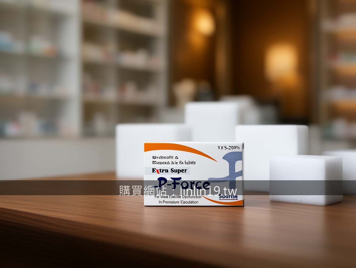 Luxury scene product photography. Place the P-Force Extra Super Sildenafil & Dap
