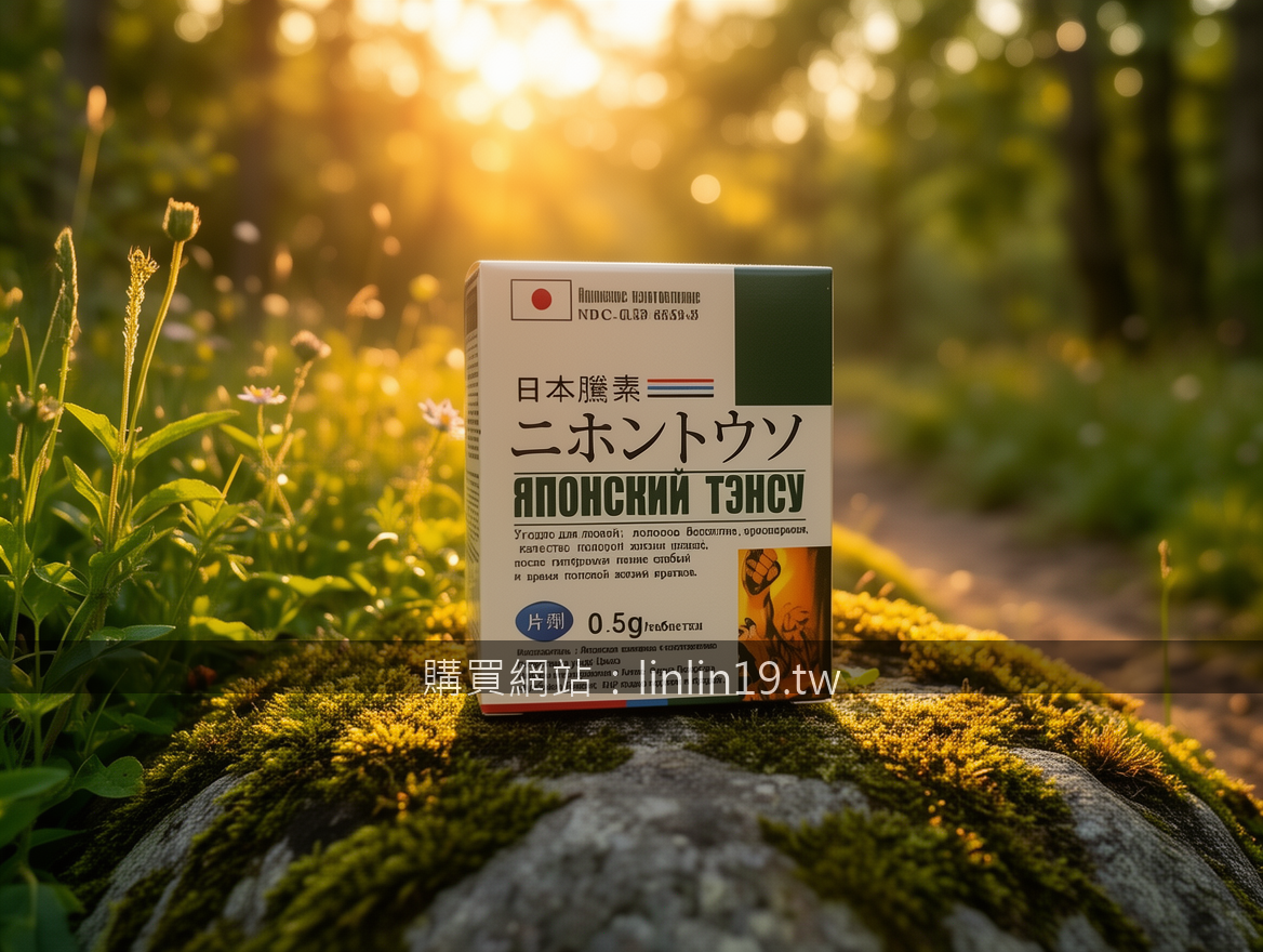 GOLDEN HOUR OUTDOOR with natural bokeh. Place the Japanese Tencu 0.5g Tablets Bo