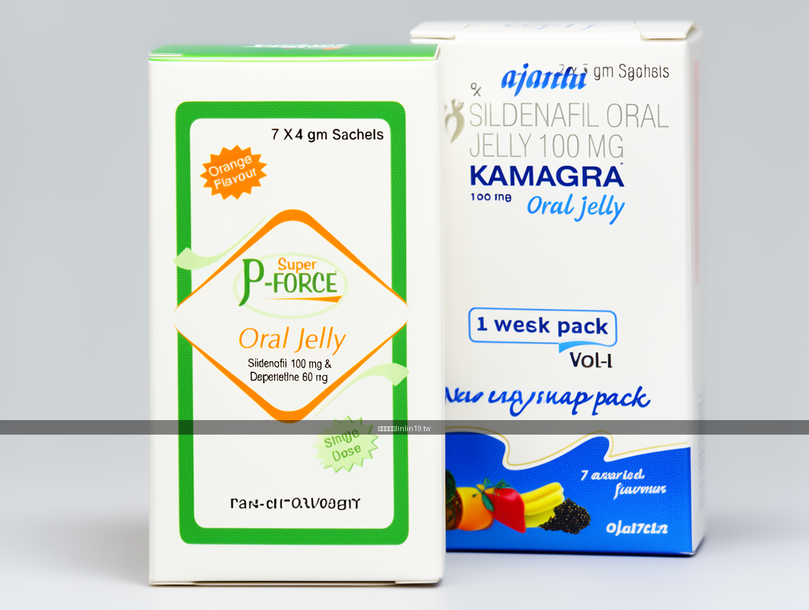 Close-up detail product photography. Photograph the Super P-Force Oral Jelly and